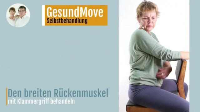 Rückenmuskel (M. lat.dorsi) mit Spezialgriff