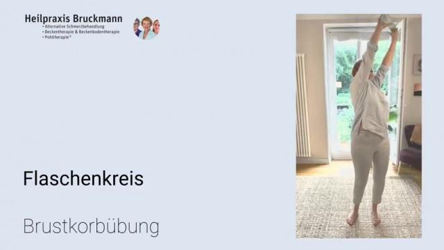Brustkorbübung - Flaschenkreisen