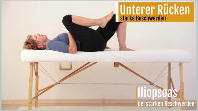 Rollenstreck - Unterer Rücken - bei starken Beschwerden (Tisch)