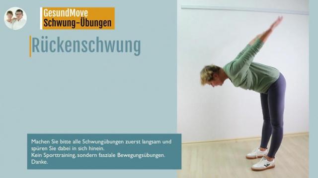 Faszien pflegen: Rückenschwung