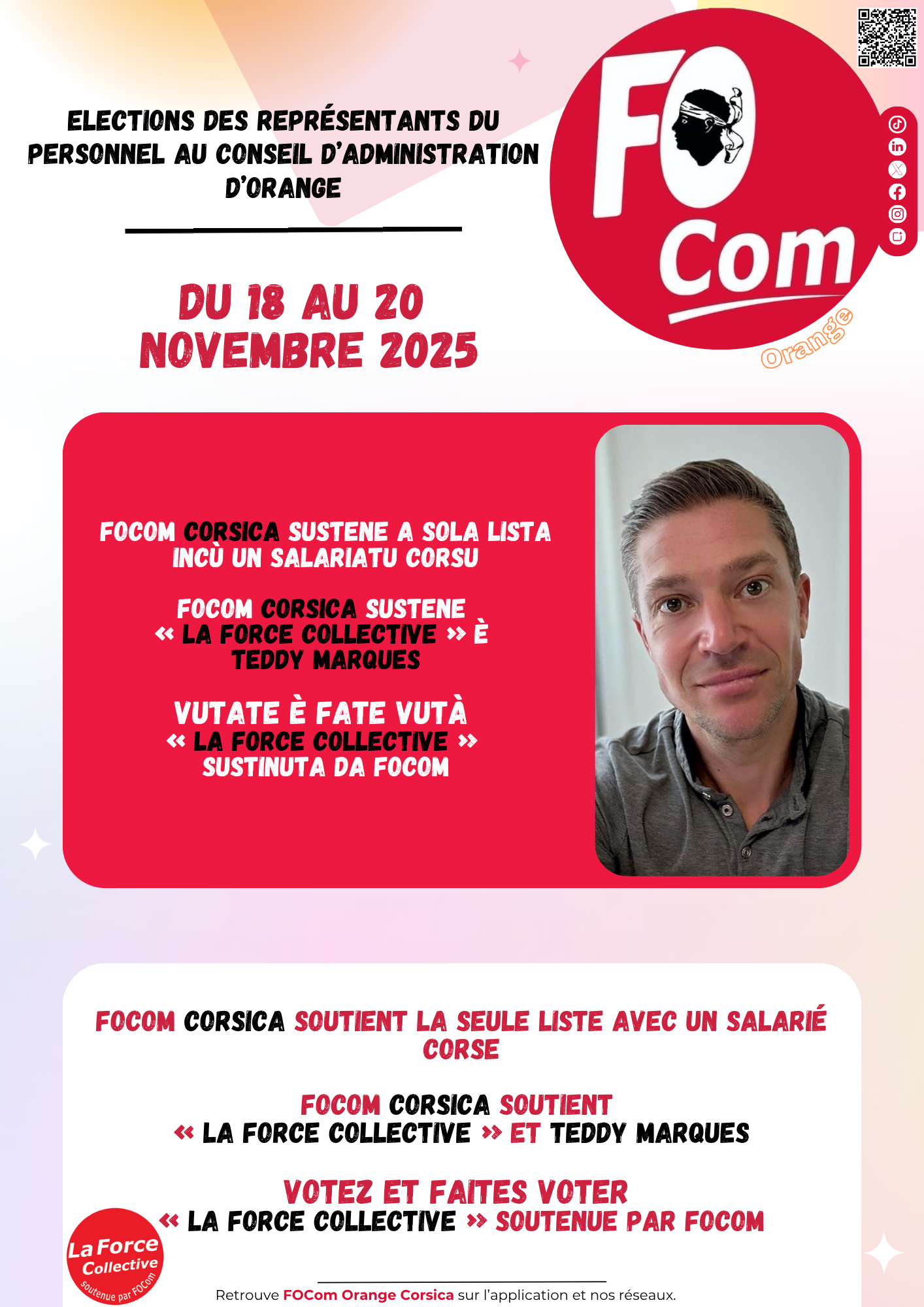 ELECTIONS DES REPRÉSENTANTS DU PERSONNEL AU CONSEIL D’ADMINISTRATION D’ORANGE
