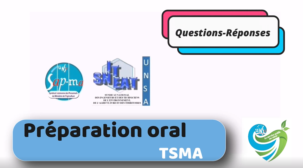 Video Oral exam pro TSMA - avril 2025 🏆