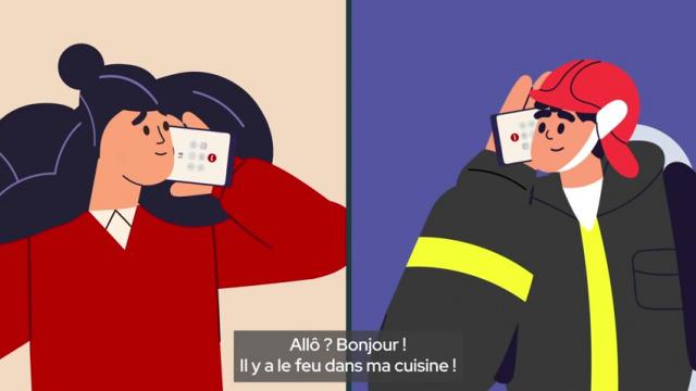 J'appelle les pompiers