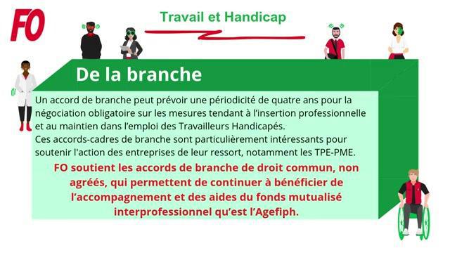 Les différents niveaux de négociation handicap