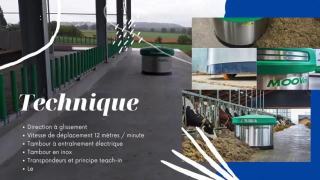 Nouvelle installation d'un repousse fourrage MOOV 2.0 chez notre client à Colpo (56)