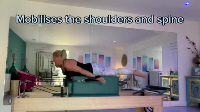 Reformer Long Box- Arm Pulls with Spine Extension