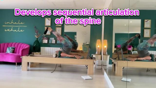 Reformer  - Supine long spine articulation