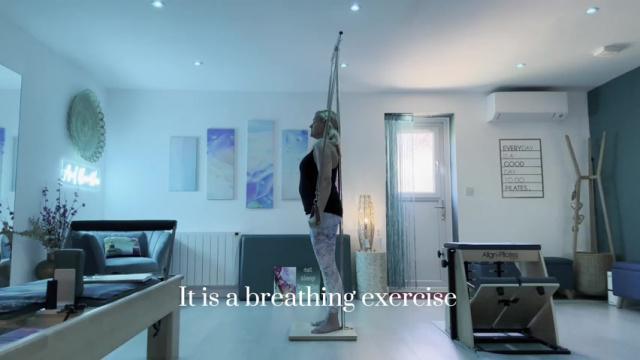 Chest Expansion facing away from the pole