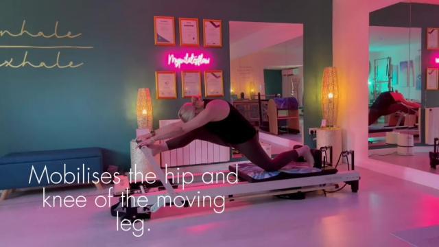 Half lunge- Hamstring Stretch