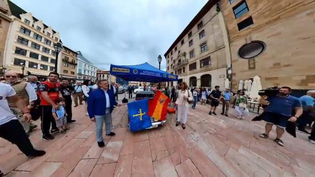 Rally Ciudad de Oviedo de Históricos: salida 2
