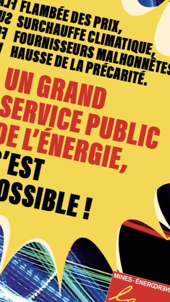 Un grand service public de l'énergie, c'est possible !