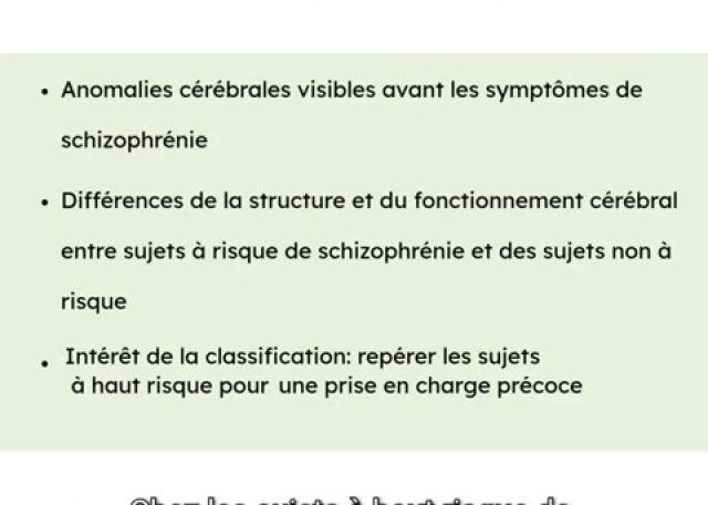 Staging: Classification par stade dans la schizophrénie épisode 2