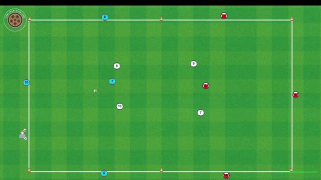 CLAUDIO GIRALDEZ, POSESIÓN 4 vs 4 +4