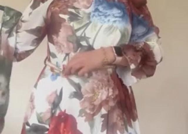 🌸Bloemenprint jurk incl. ceintuur