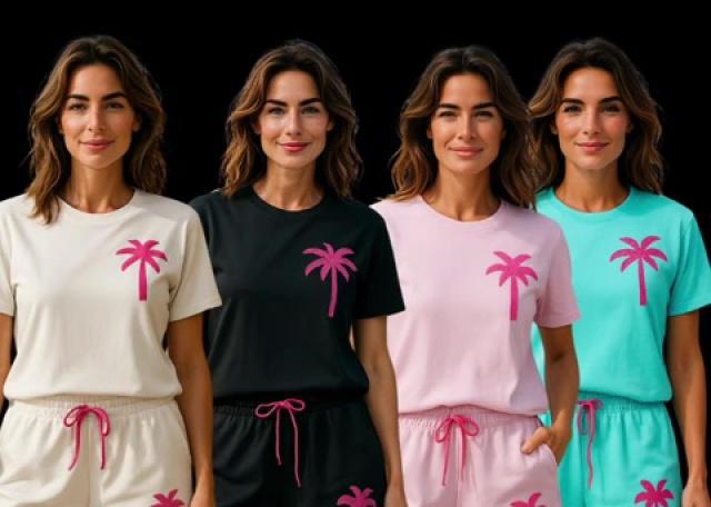 🌴2-Delige set “palmboom” 38-44