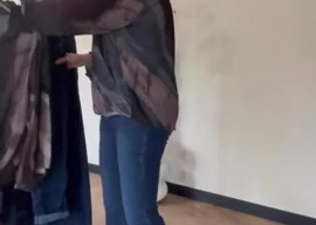 🍂Print top met kraag 38/46 & RESTOCK KAROSTAR JEANS