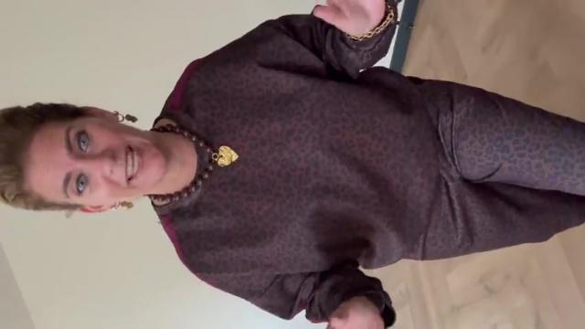 2-Delige panterprint set 38-44