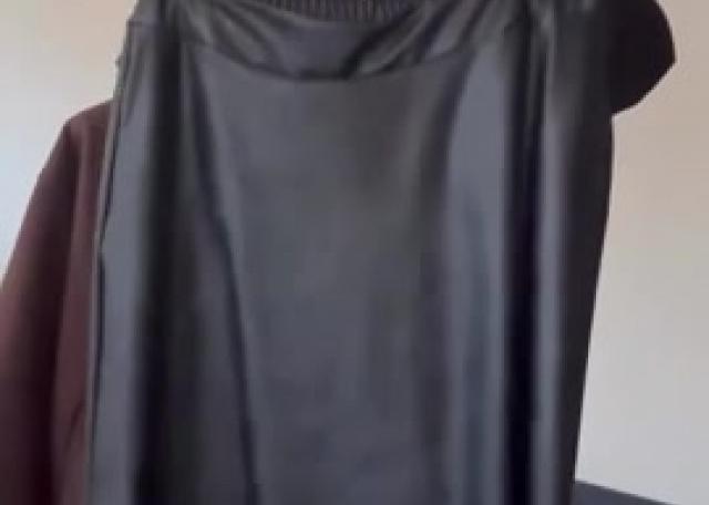 🍂Leren rok & bomber Jack