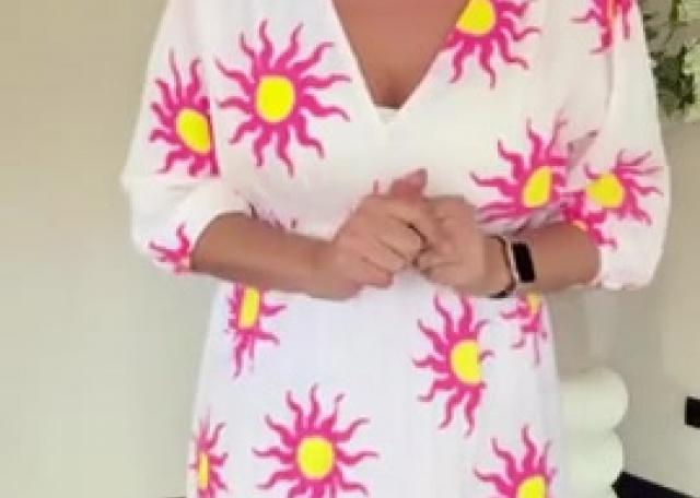 🌴Wafel Ibiza jurk 38-46