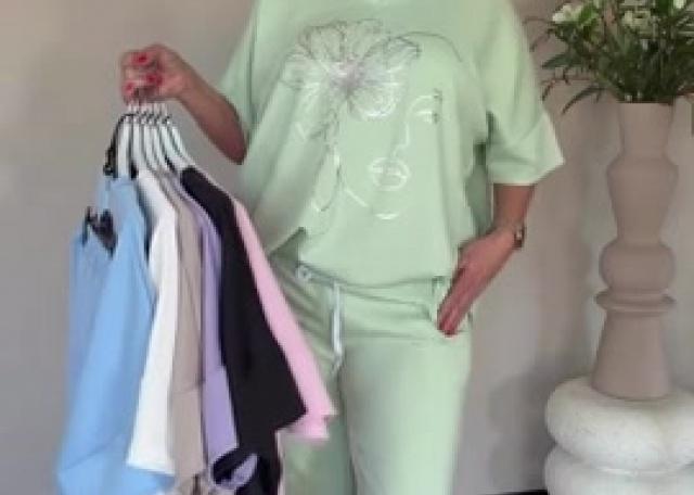 🌸2-Delige soft jogger set 38-46