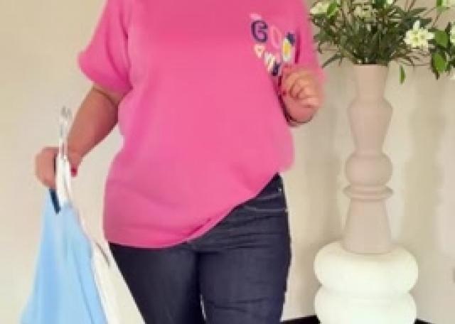 😍Soft top “Good vibes” & Karostar Jeans