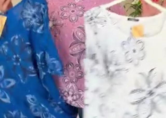 🌸Bloemenprint top 38-44