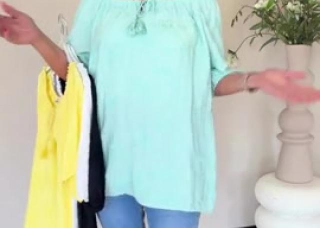 🌸Off shoulder top 38-44