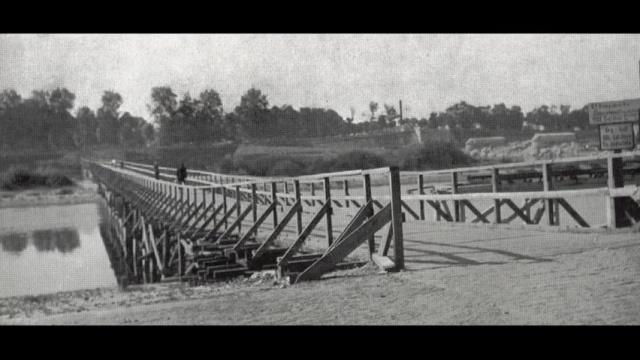 La passerelle Hermann Göring à Orléans ((réservé aux abonnés)
