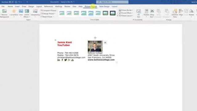 How to Create a Professional Email Signature in Word for Microsoft Outlook
