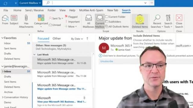 Locate Emails Quickly with Search in Microsoft Outlook