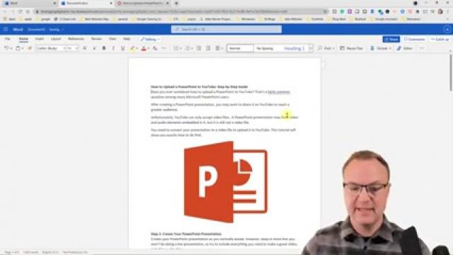 How to Turn your Microsoft Word into a PowerPoint in Seconds