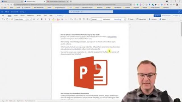 How to Turn your Microsoft Word into a PowerPoint in Seconds