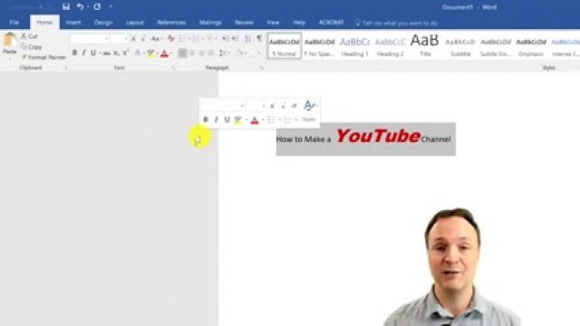 Microsoft Word Tutorial - Beginners Level 1