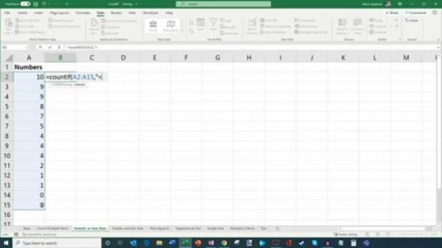 How to use COUNTIF and COUNTIFS in Microsoft Excel