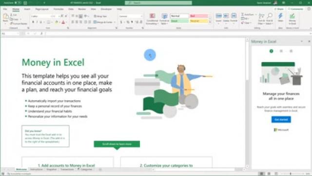 How to use Money in Excel