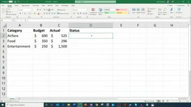 IF Function in Excel Tutorial