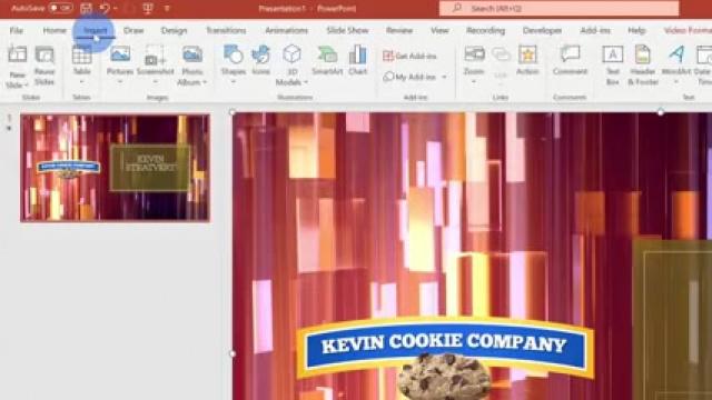 How to add PowerPoint Presentation Video Background