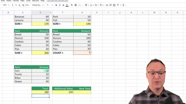 How to use Formulas and Functions in Google Sheets