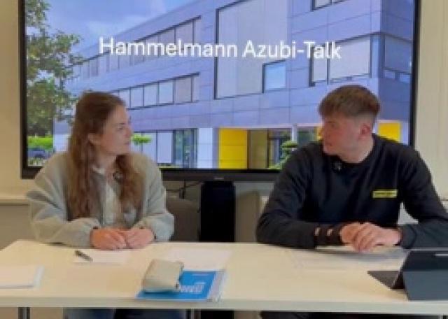 "Wie finde ich den richtigen Beruf?" - Azubi-Talk mit Hammelmann