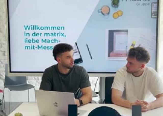 "Was hättest du schon gerne vor deiner Ausbildung gewusst?" - Azubi-Talk mit der matrix-Gruppe