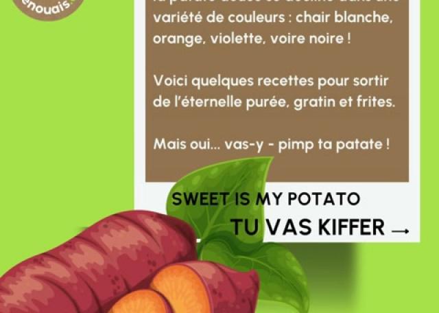 Recette anti-gaspi n°19. Patate douce