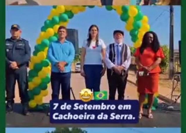 7 de Setembro Em Cachoeira Da Serra-Para
