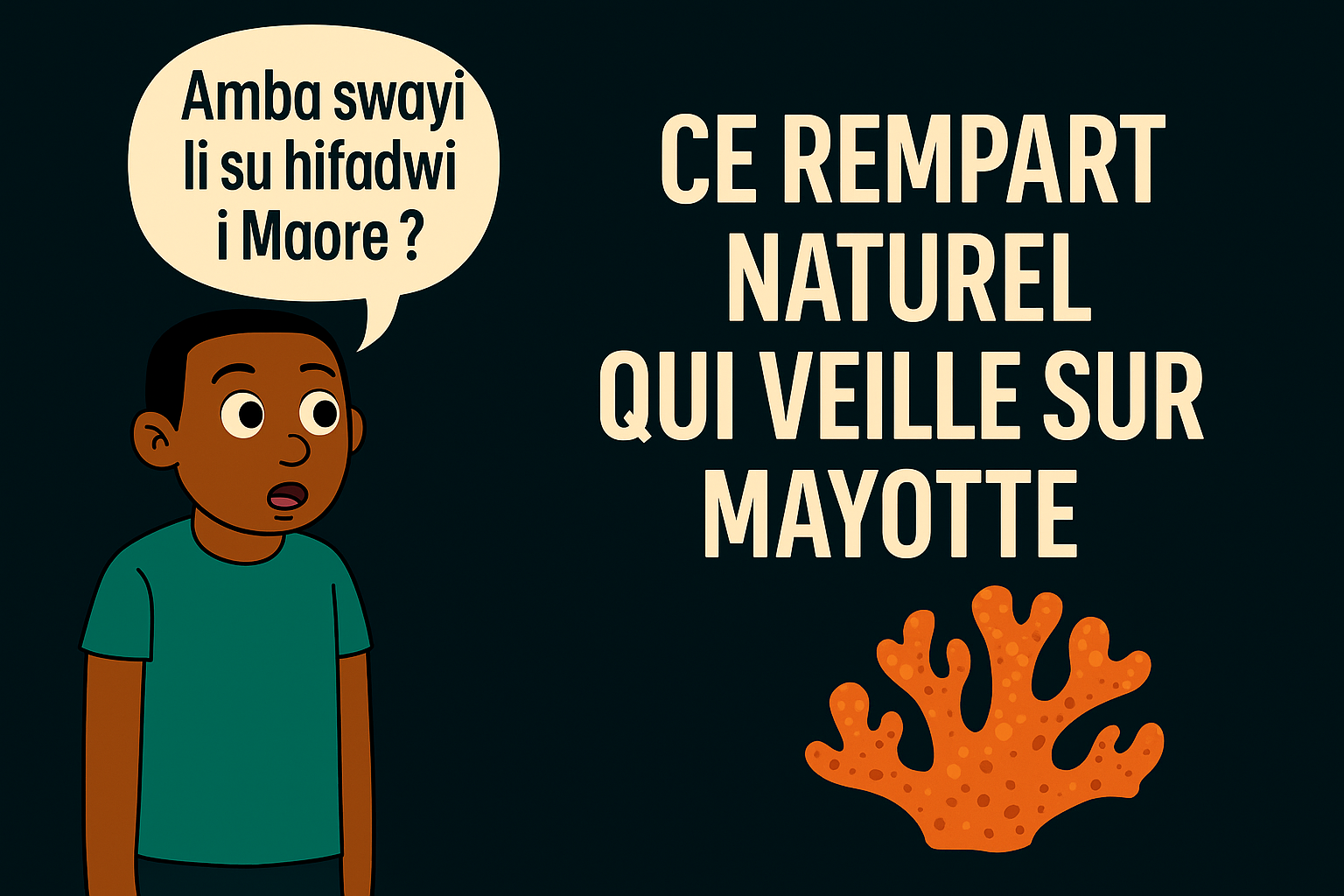 Mayotte et sa muraille vivante 😱