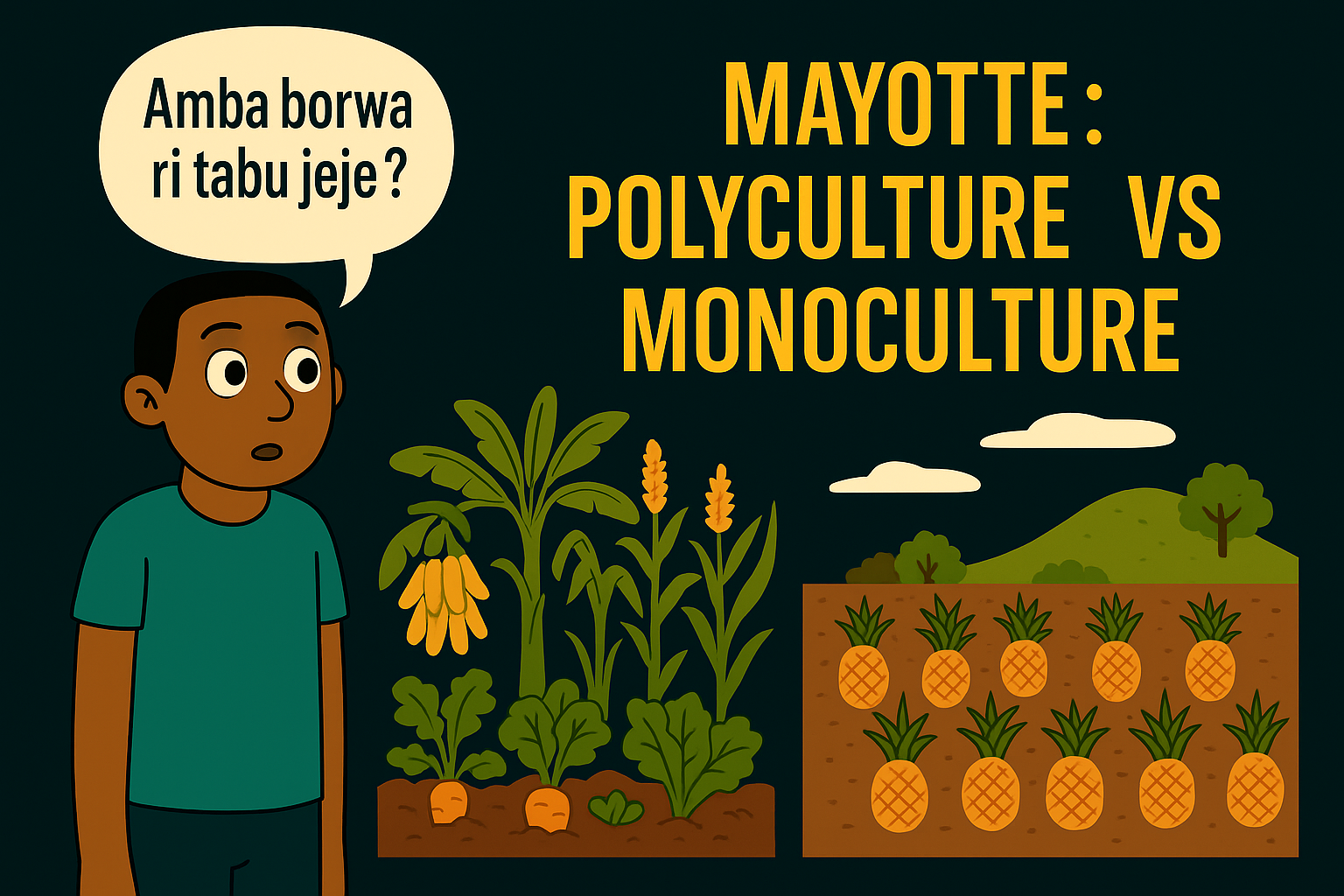 Héritage de nos ancêtres vs promesses industrielles : quel avenir pour l’agriculture à Mayotte ?