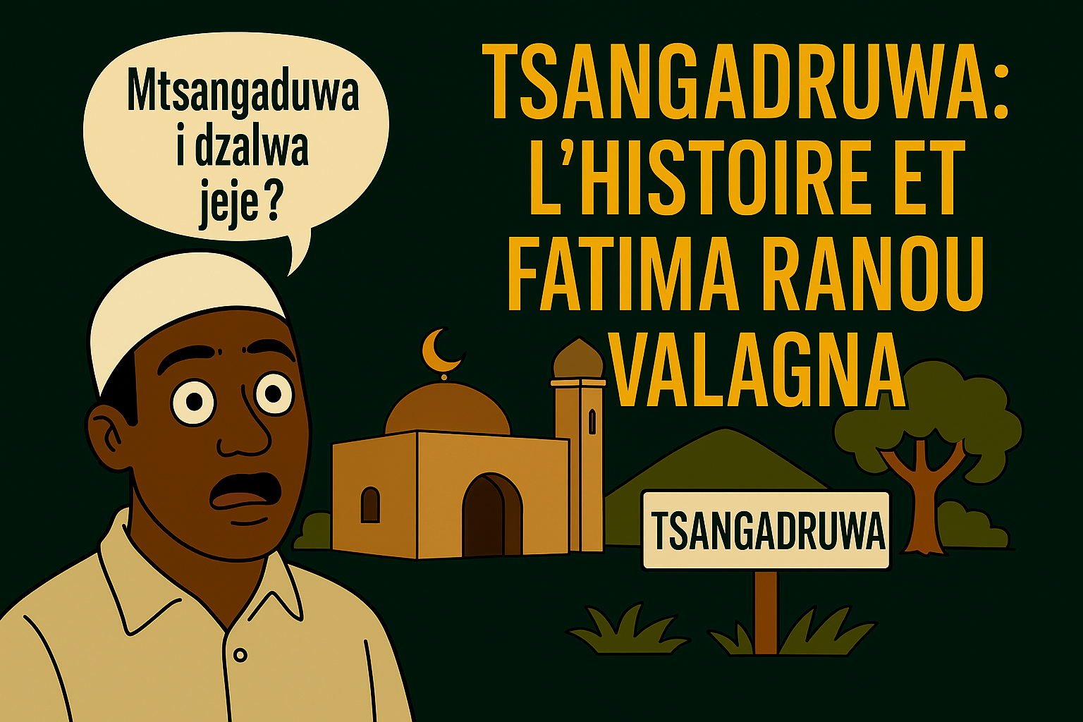 Fatima Ranou Valagna : la femme qui fit naître M'tsangadoua