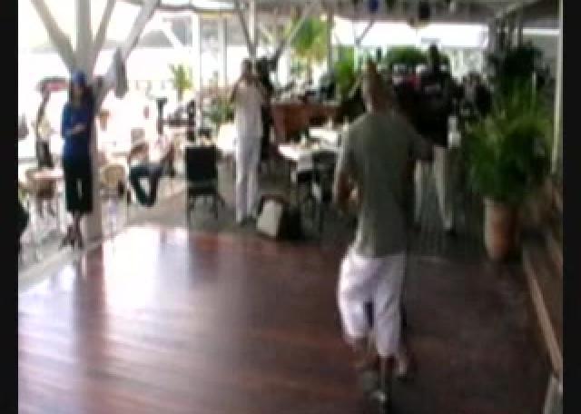 Démo lors d'un stage de DP Dance Salsa au Mercure à St. Martin / Davy Pivert & Nadège Chaâbane