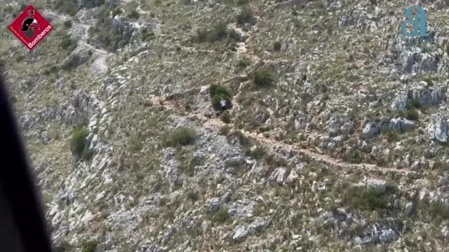 Rescate de dos senderistas con deshidratación severa en el Montgó de Xàbia