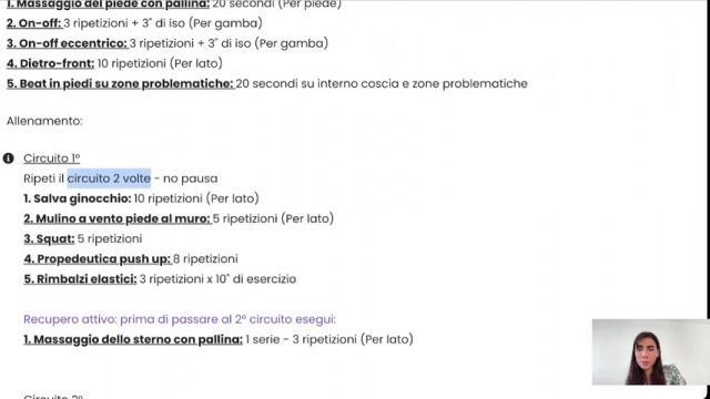 Come strutturare le settimane: