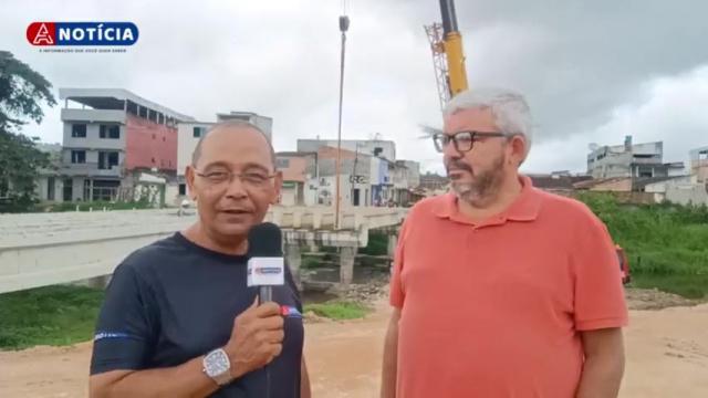 ITAJUÍPE - NOVA PONTE ESTA EM FASE DE CONCLUSÃO