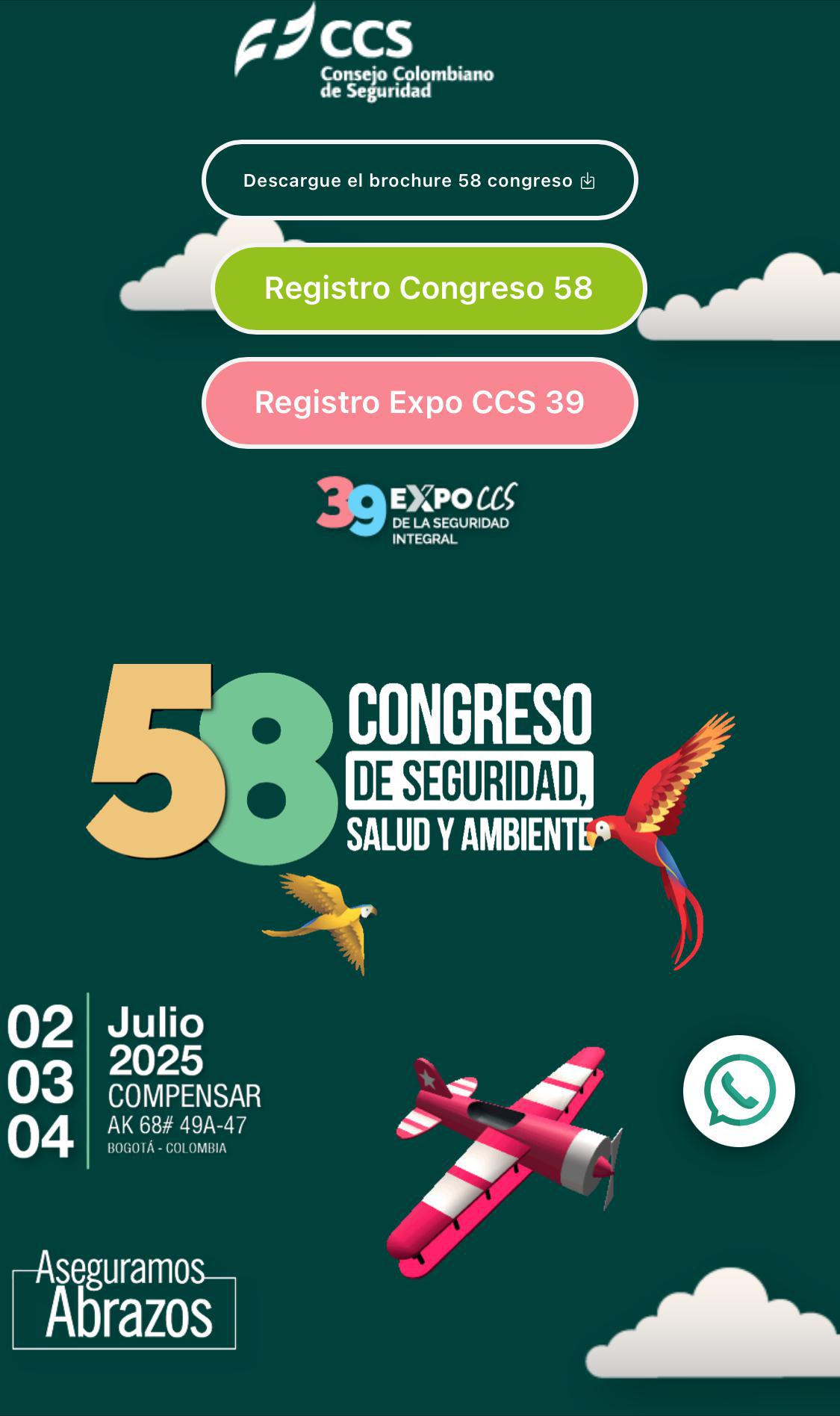 Congreso 58, Consejo Colombiano de Seguridad